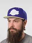 Бейсболка MITCHELL NESS арт. HS11183-LALPURP Los Angeles Lakers NBA (фиолетовый / желтый)